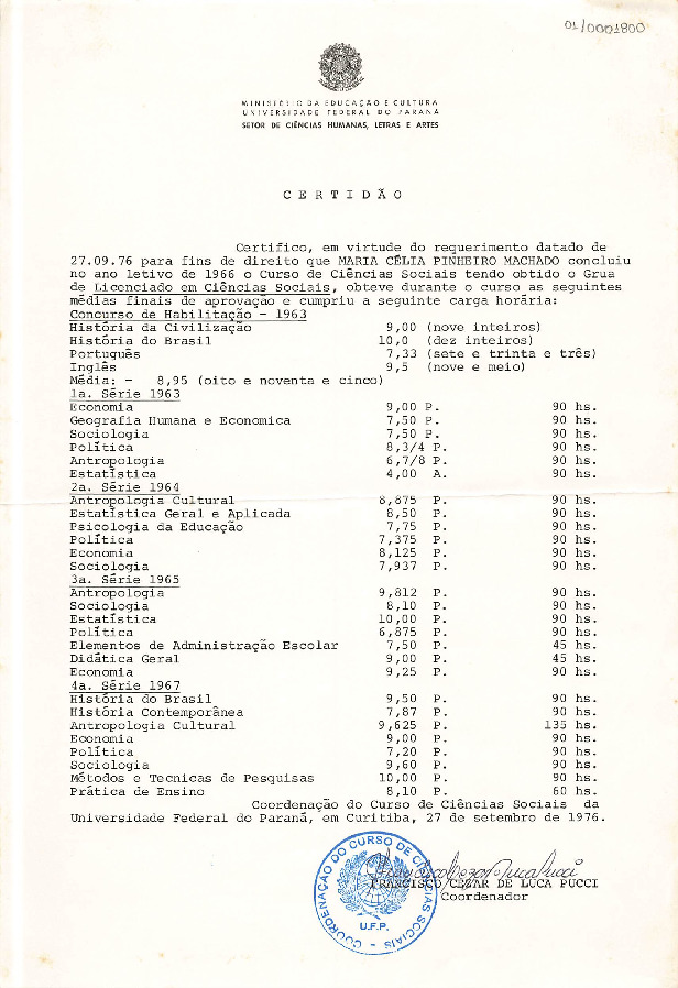 Histórico escolar
