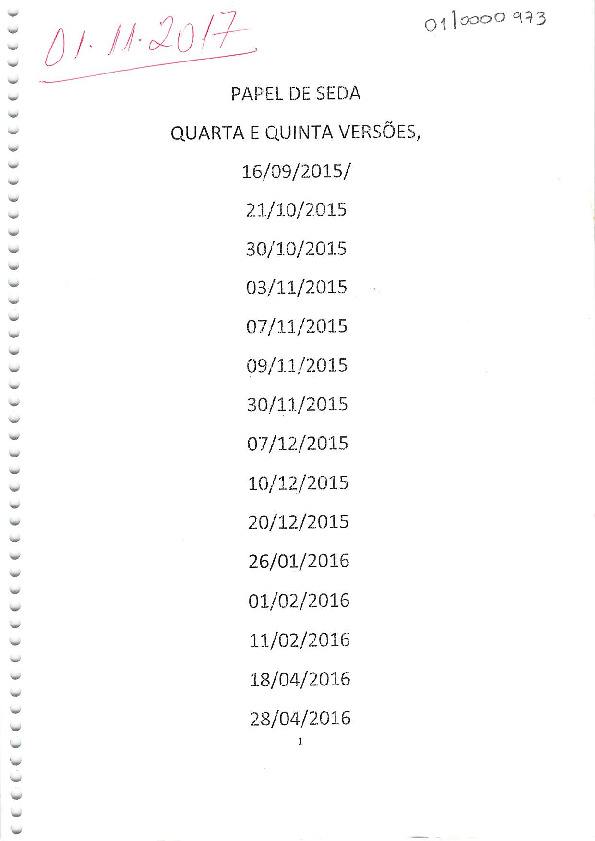 Prova de livro