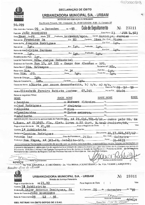 Declaração