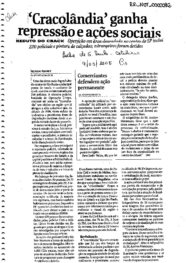 Caderno de notícias