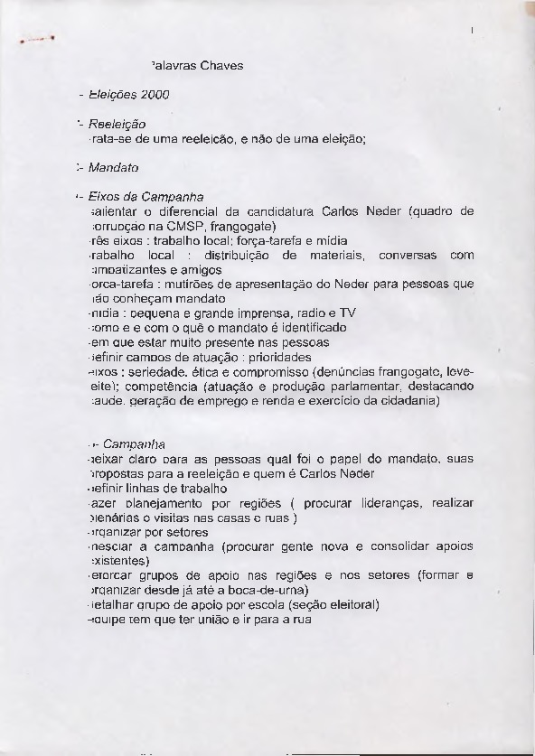 Plano de atividades
