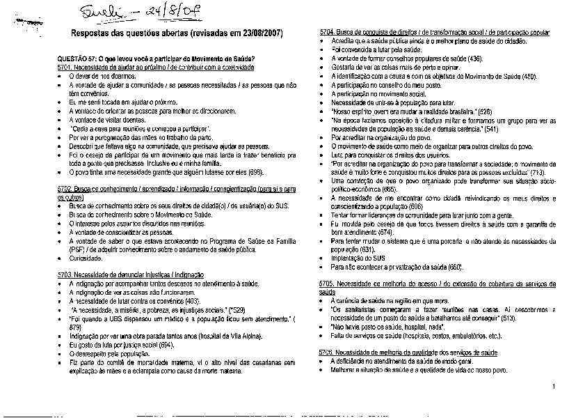 Questionário