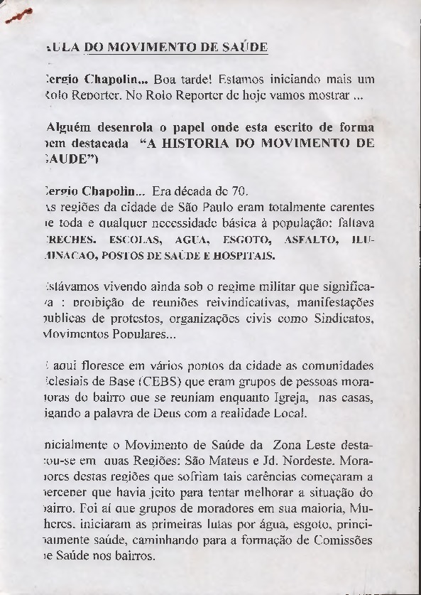 Roteiro